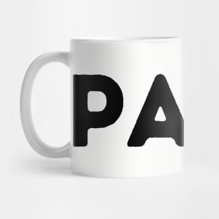 Papa Graphic Type Shirt Mug